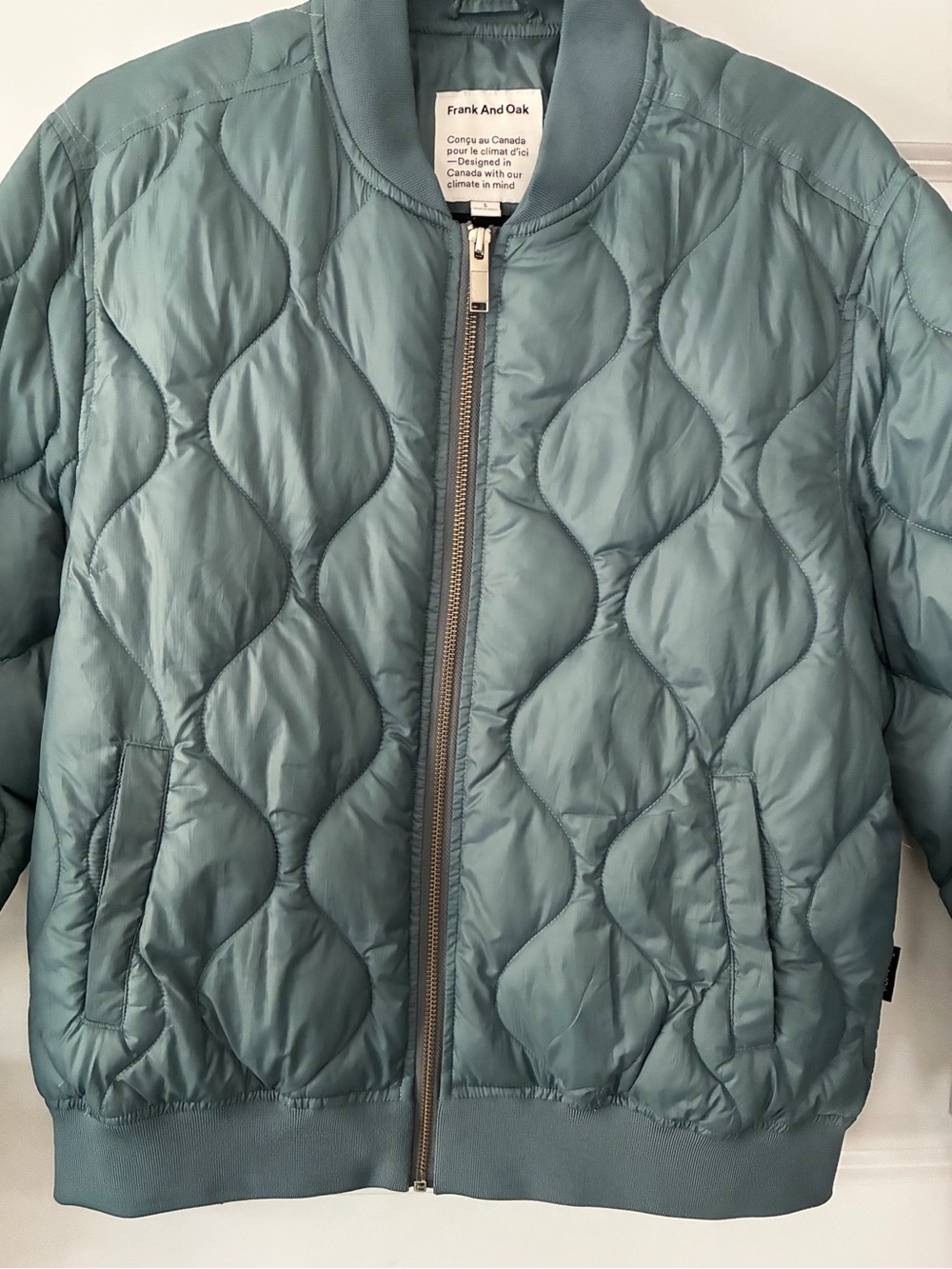 Ladies Quilted Bomber Jacket